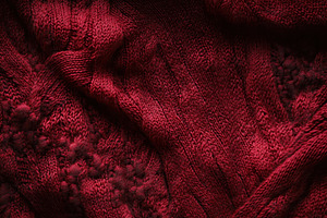 Closeup of intricately textured red, a Photo by Iftikhar Alam