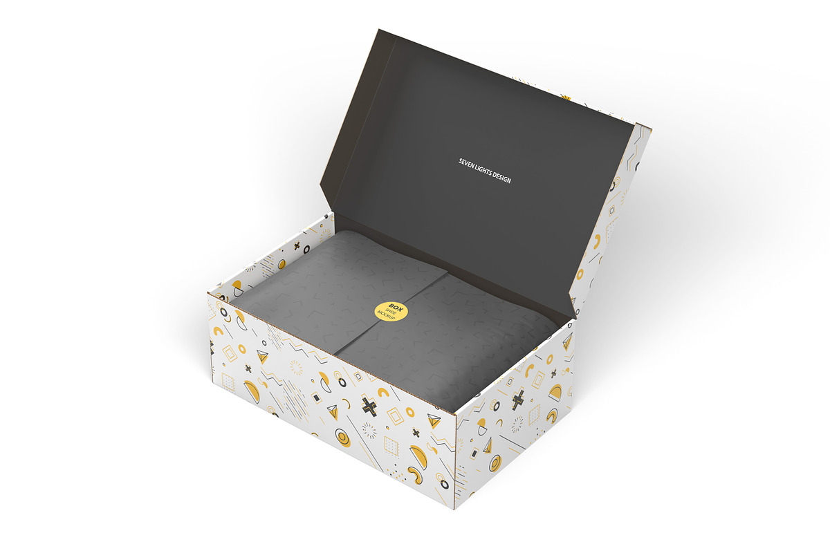 Shoe box Mockup, a Packaging Mockup by Seven Lights (Photo 8 of 10)