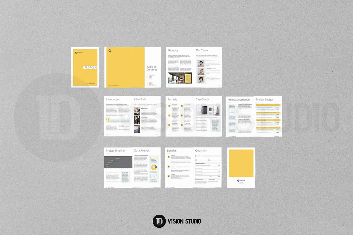 Minimal Proposal Canva InDesign, a Brochure Template by ID Vision Studio (Photo 13 of 16)