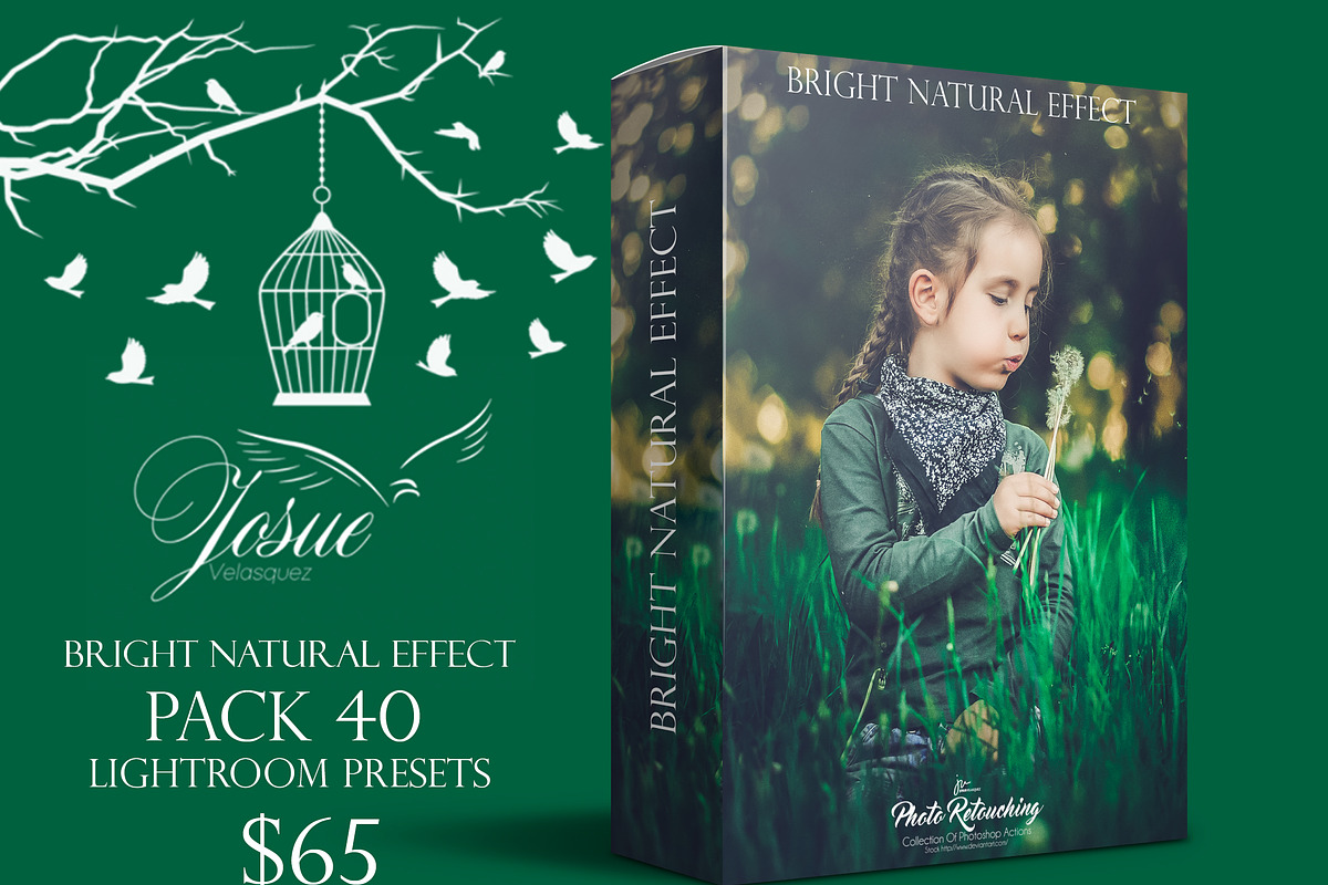 BRIGHT NATURAL-LIGHTROOM PRESETS, an Action Add-On by Josue Velasquez