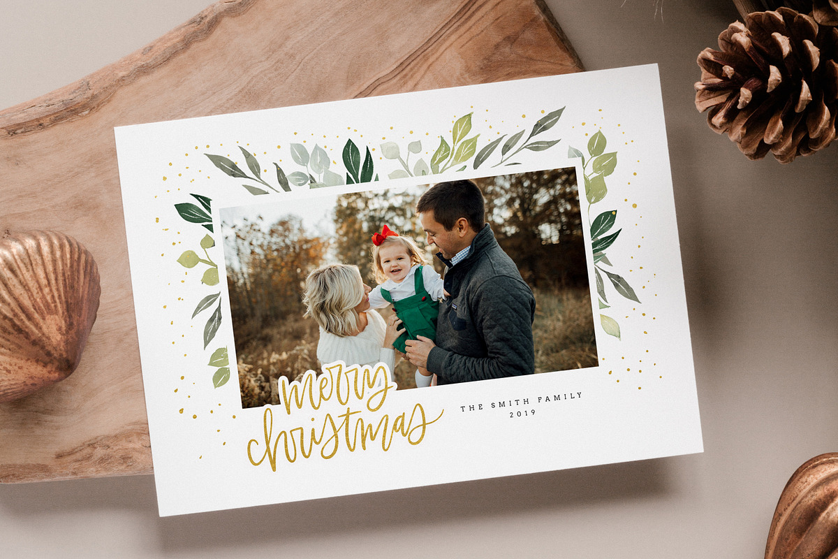 Christmas Card Template CD183, a Card Template by Salsal Design (Photo 1 of 5)