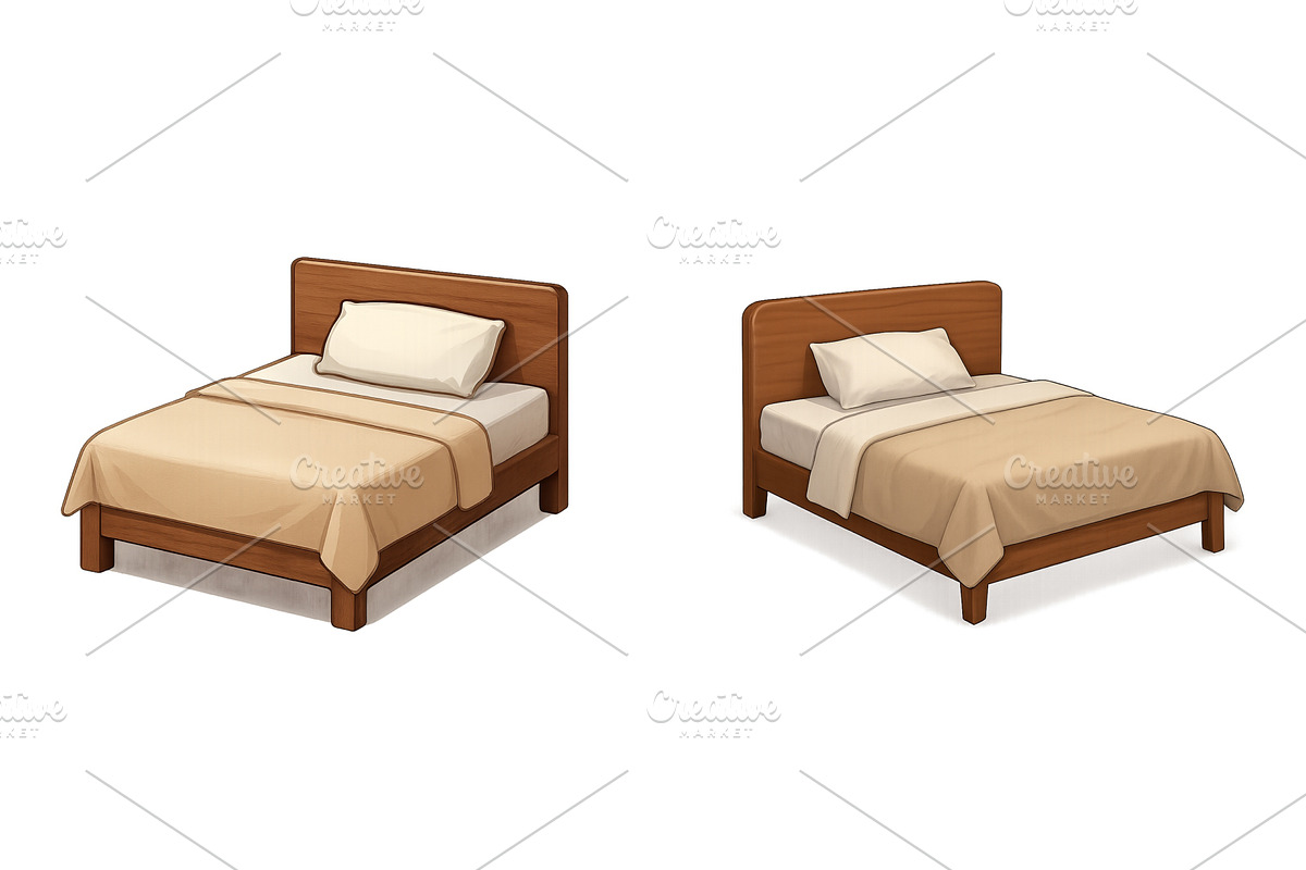 Flat vector illustration of two, an Object Illustration by ZinetroN
