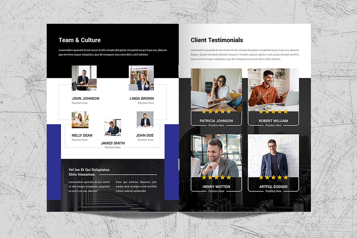 Company Profile Brochure Template, a Brochure Template by White Graphic (Photo 10 of 11)