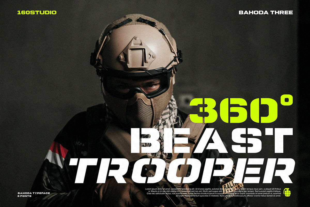 Bahoda Modern Logo Font Collection, a Sans Serif Font by 160 Studio (Photo 5 of 16)