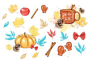 Fall Clipart, an Illustration by Papaya Craft (Thumbnail 2 of 4)