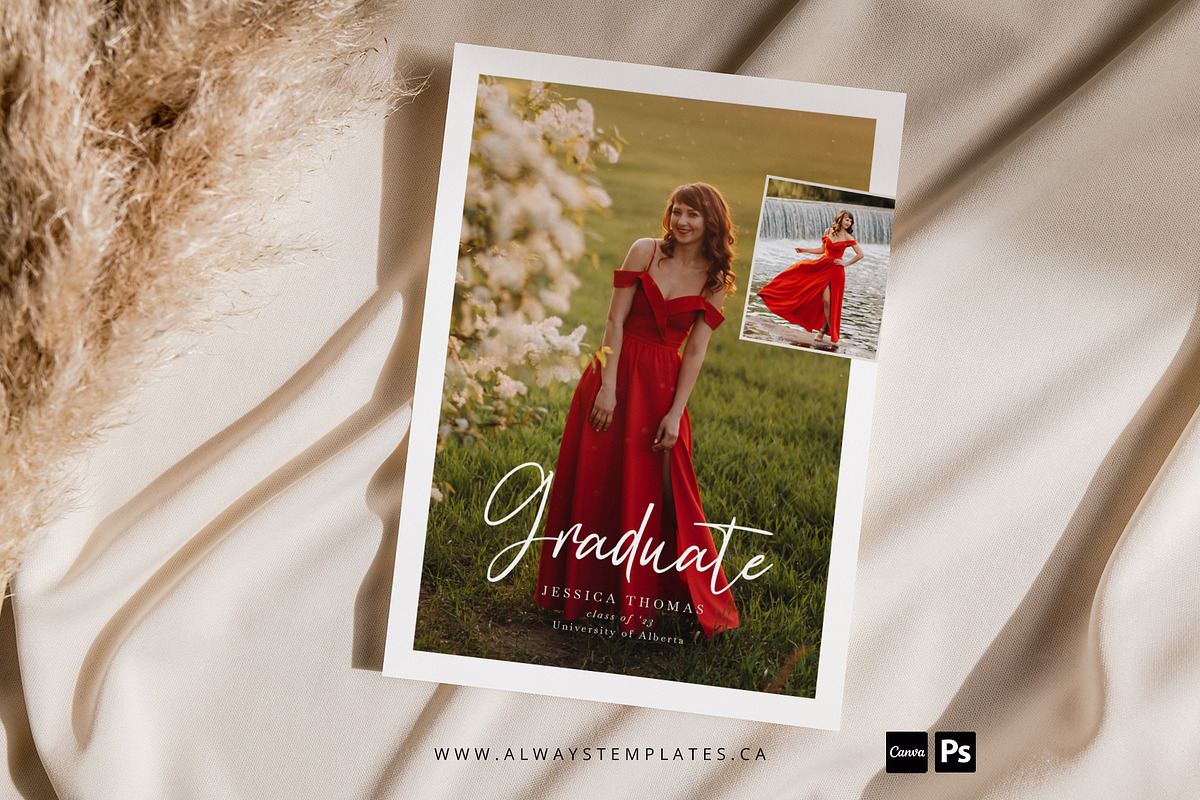 Graduation Invitation Template GC060, an Invitation Template by Always Templates (Photo 2 of 3)