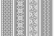 Decorative Seamless Pattern Set, a Pattern Graphic by Saba Vector (Thumbnail 1 of 3)