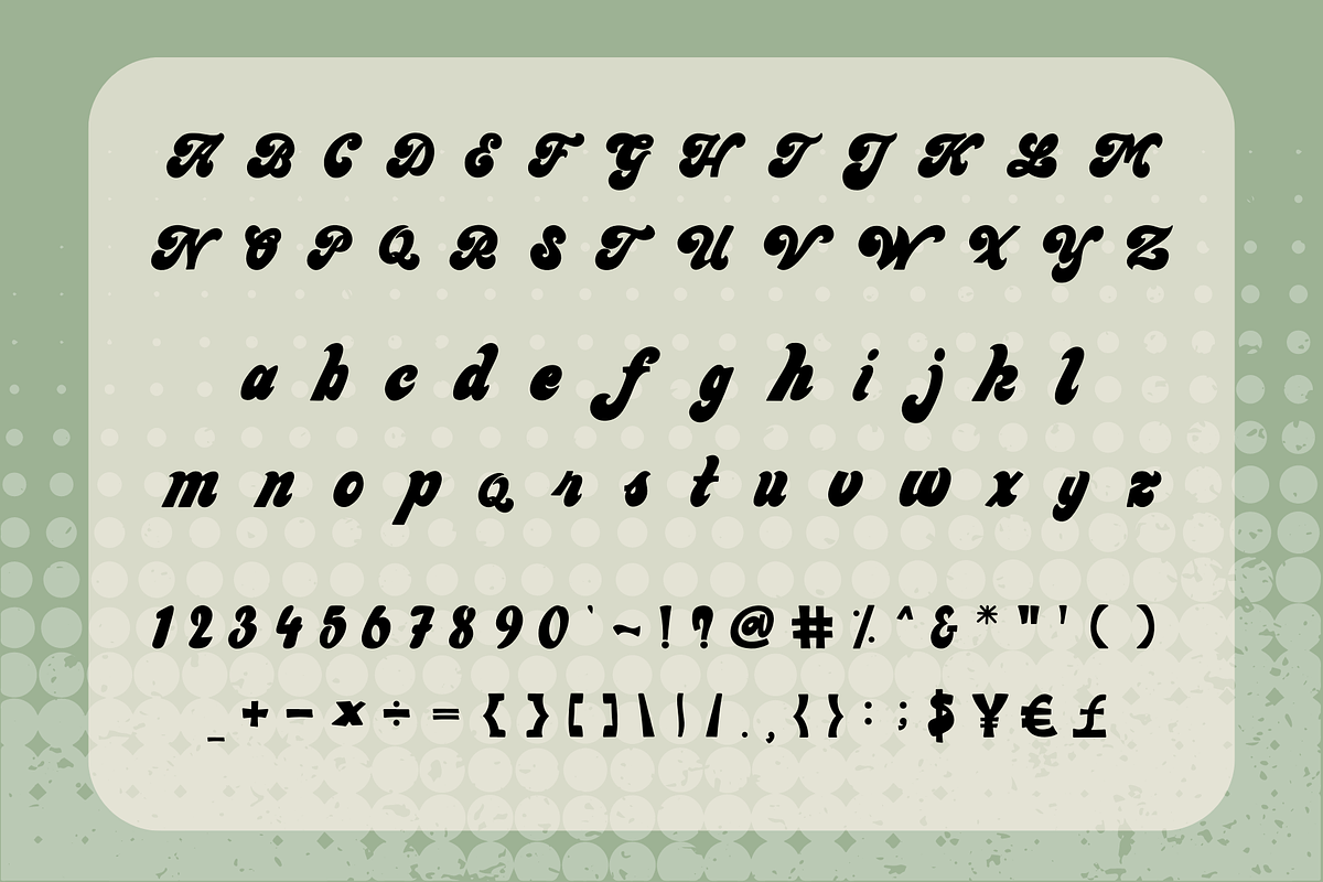 Retrora | Vintage Retro Font, a Font by BAMBIN (Photo 8 of 8)