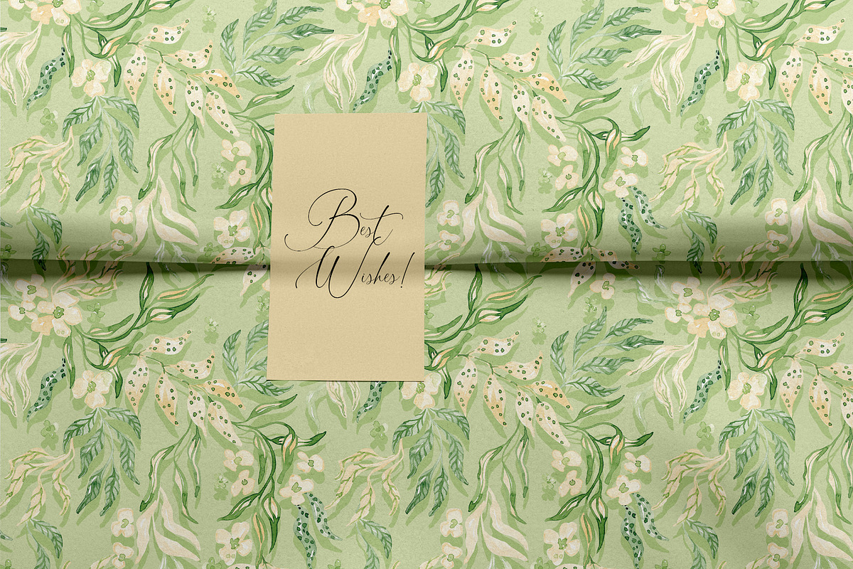 Spring Garden Botanicals Pattern, a Pattern Graphic by SirenaArt (Photo 18 of 18)