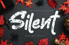 Silent | Decorative Brush Font