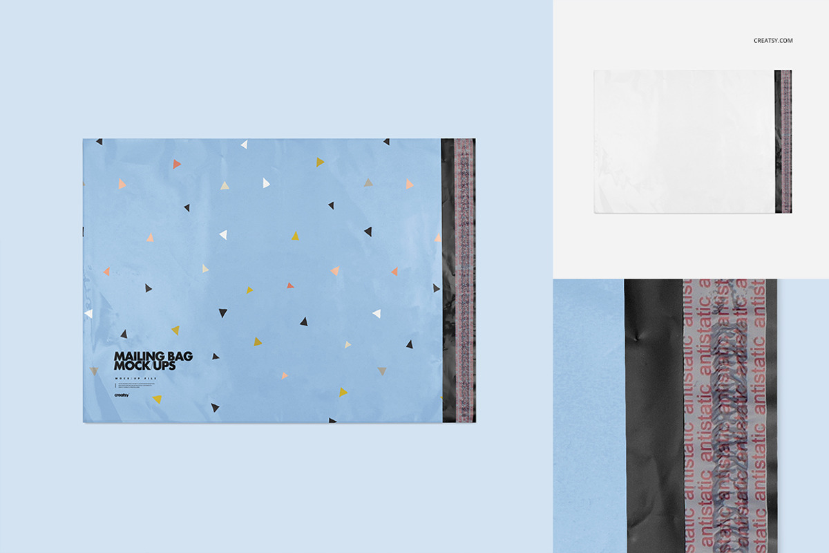 Mailing Bag Mockup Set, a Packaging Mockup by creatsy4 (Photo 5 of 9)