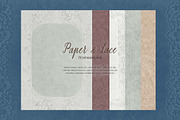 Paper & Lace backgrounds, a Background Graphic by DigARTbyHavroshka (Thumbnail 1 of 11)