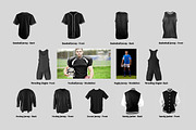 Sports Jersey Mockup Template Pack, a Hoody Mockup by Go Media's Arsenal (Thumbnail 5 of 5)