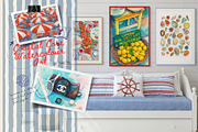 Coastal Core Watercolour Art Prints, a Decorative Illustration by Saint aury Studio (Thumbnail 1 of 6)
