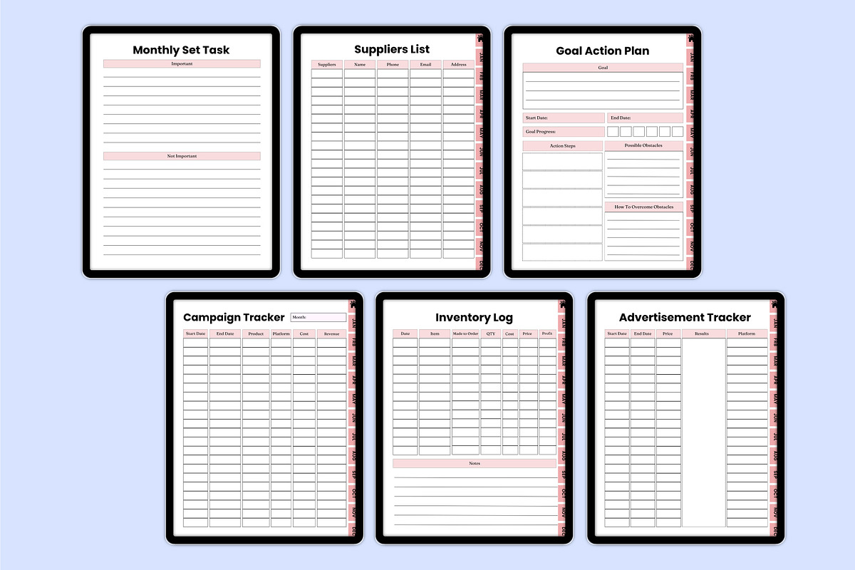 Digital 2026 Business Workbook, a Stationery Template by Shumaya (Photo 3 of 6)