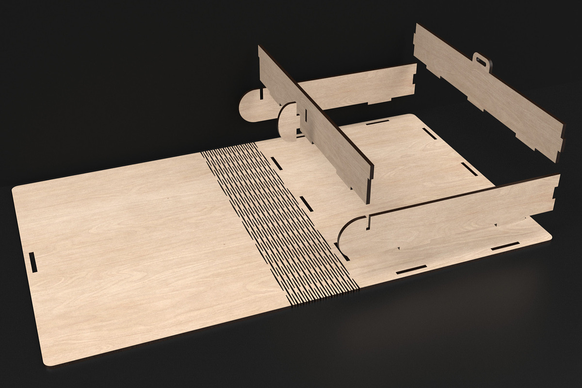 A4 & A5 Book Box Laser Cutting Files, an Object Graphic by ThemeXDigital (Photo 9 of 9)