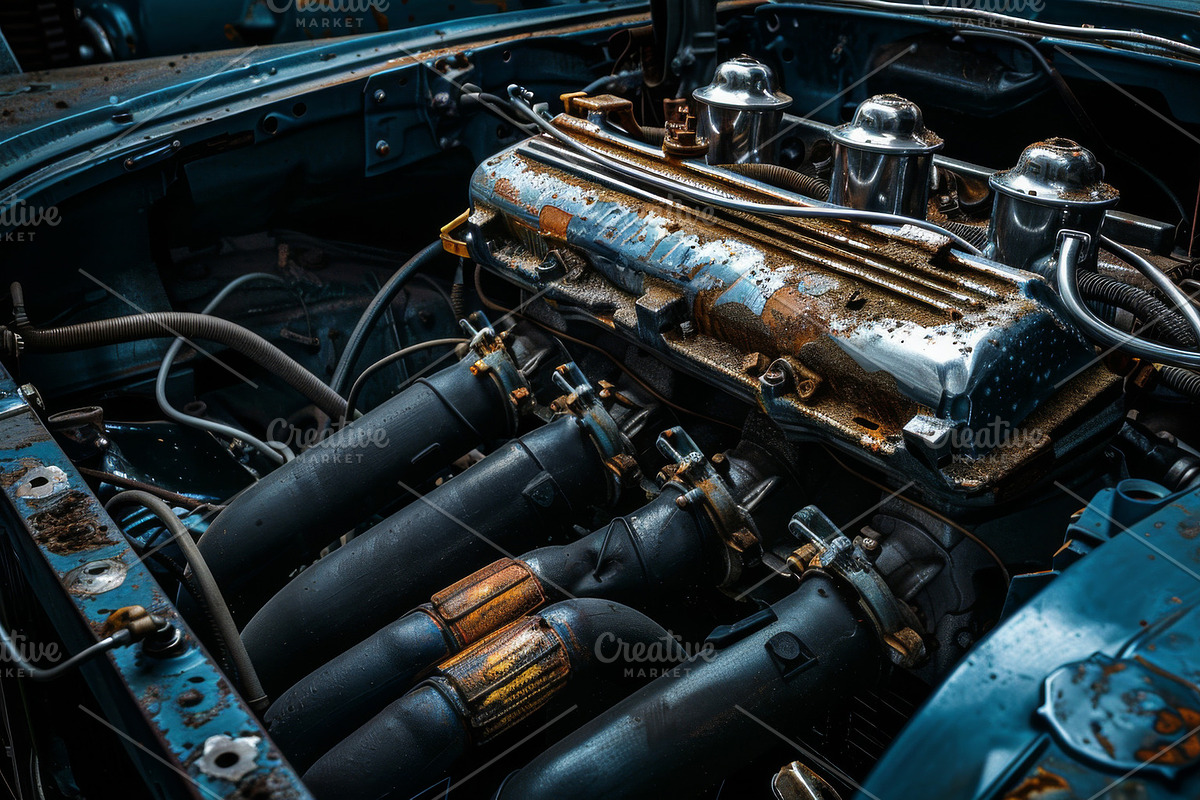 55 Car engines, a Transportation Illustration by Handmadefont (Photo 51 of 56)