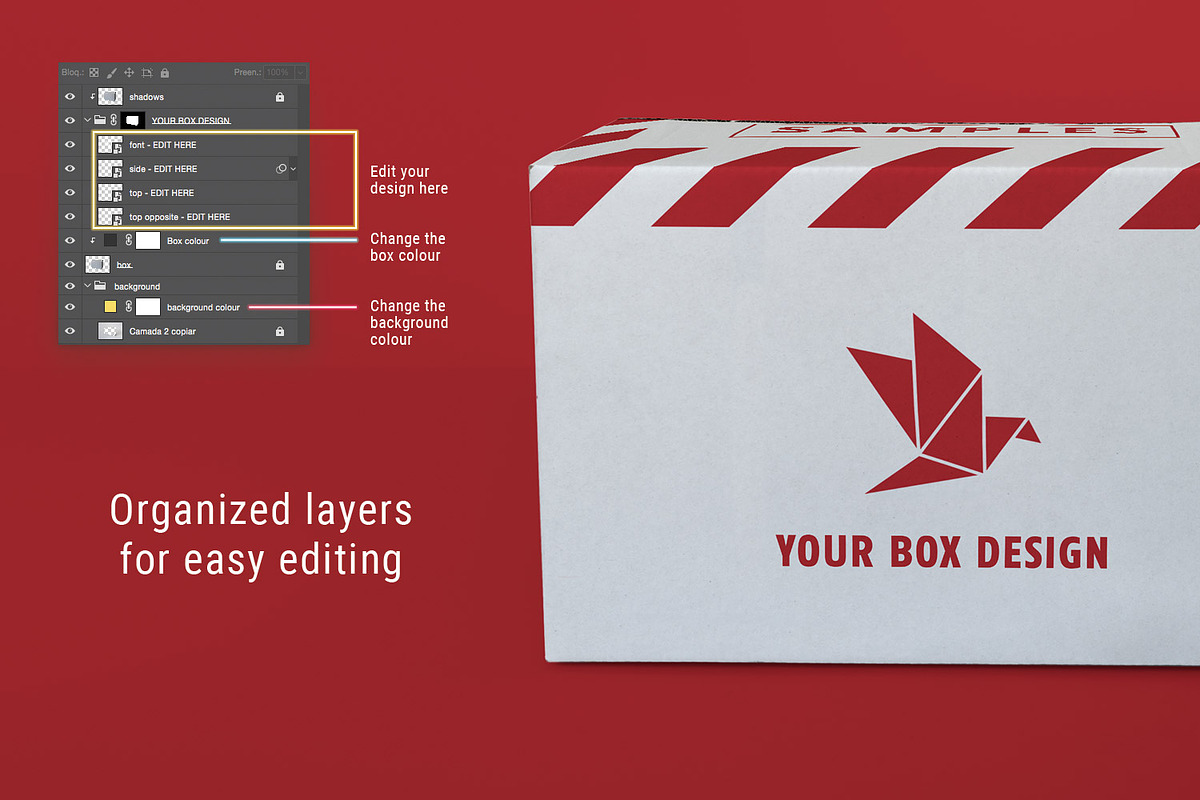 Large Box Mockup, a Packaging Mockup by Jose Matias (Photo 3 of 5)