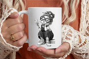 Summer Funny Grandma Clipart, an Illustration by designcity5 (Thumbnail 5 of 5)