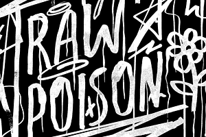 Raw Poison Font