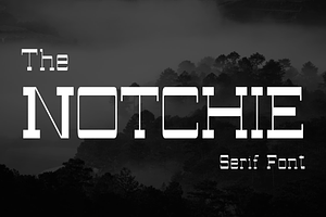 Notchie - Modern Typeface