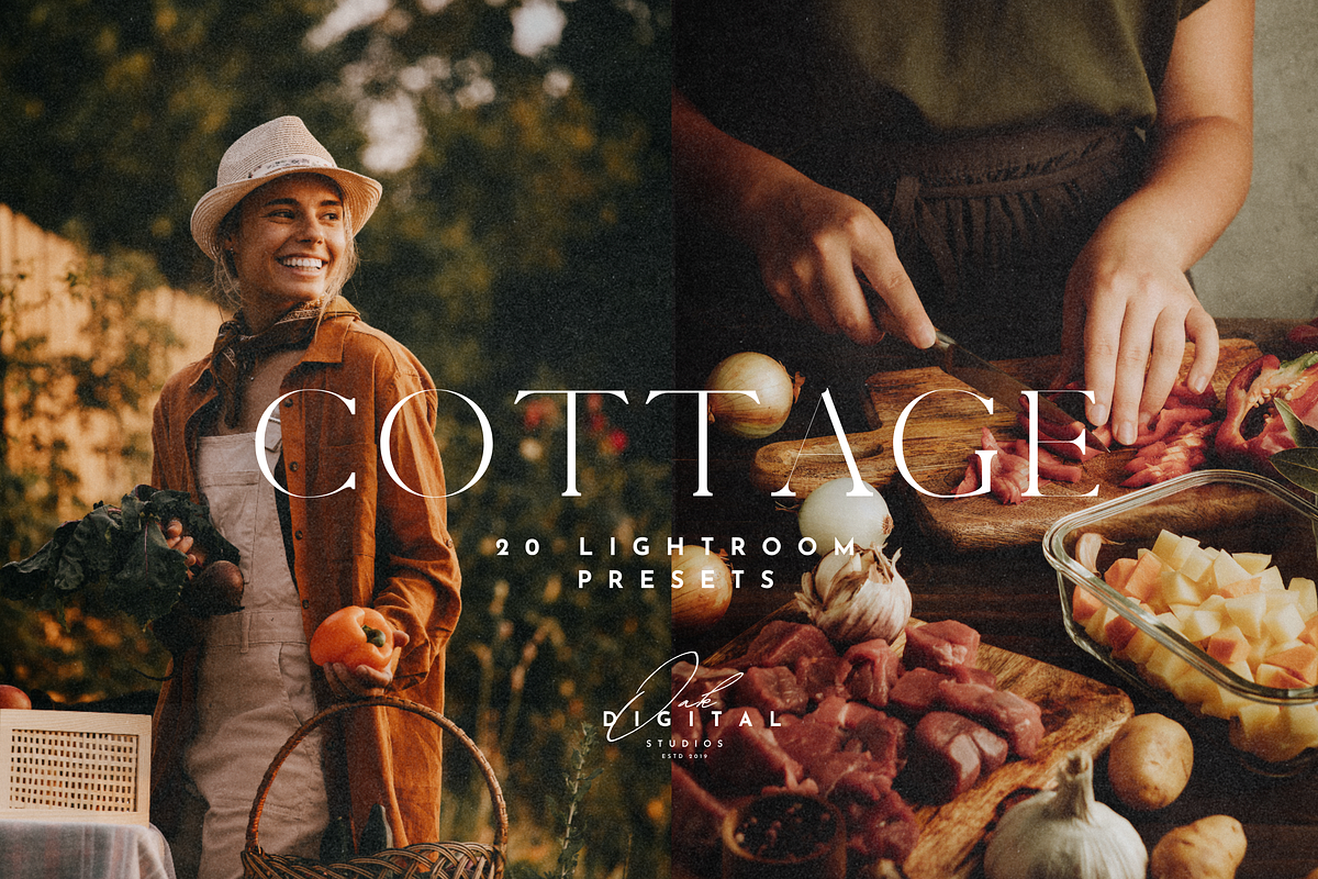 20 Cottage Lightroom Presets, a Preset Add-On by Oak Digital Studios (Photo 1 of 9)