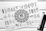 66 Hand sketched elements for design, an Illustration by lokko studio (Thumbnail 1 of 4)