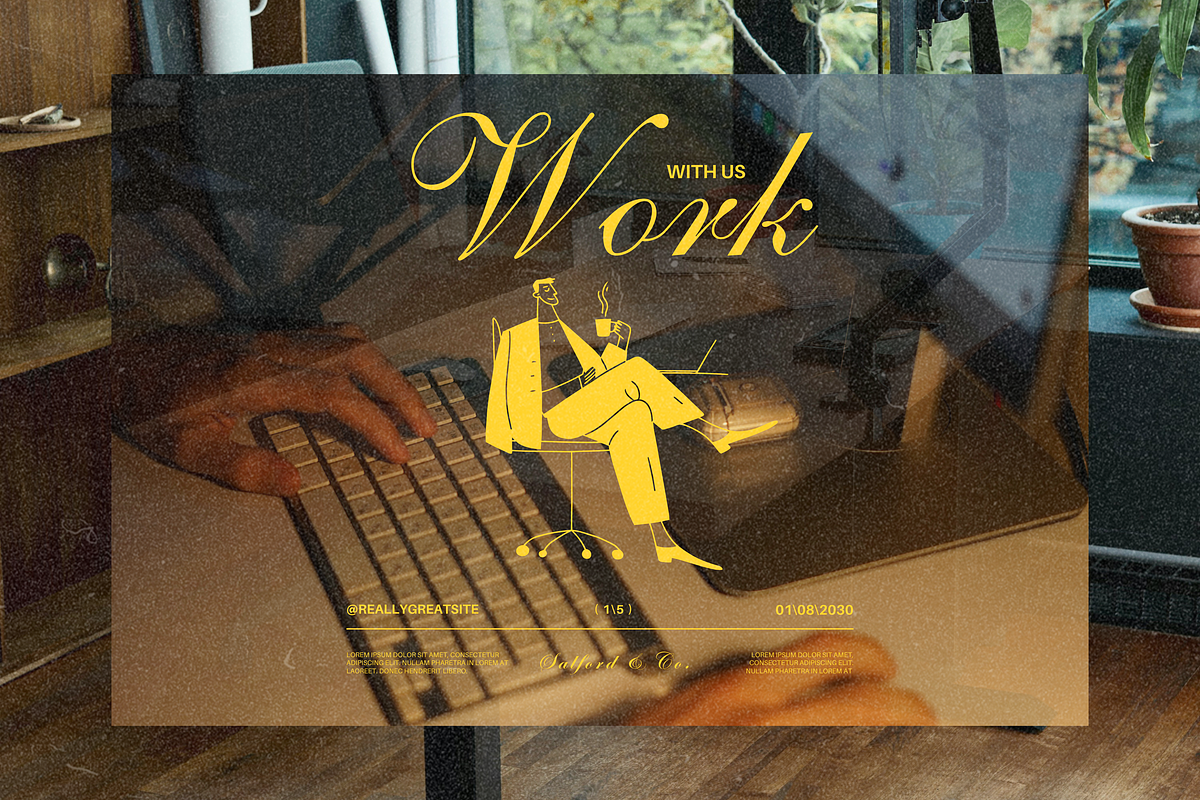 Office Life: 50 Line Art Characters, a Person Illustration by Veyla (Photo 12 of 14)