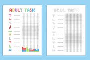 Adult Task Tracker Canva Interior, a Stationery Template by Designmela01 (Thumbnail 2 of 3)