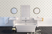 interior PSD, Bathroom photo, a Print Template by HisariDS Mockup Design (Thumbnail 3 of 6)