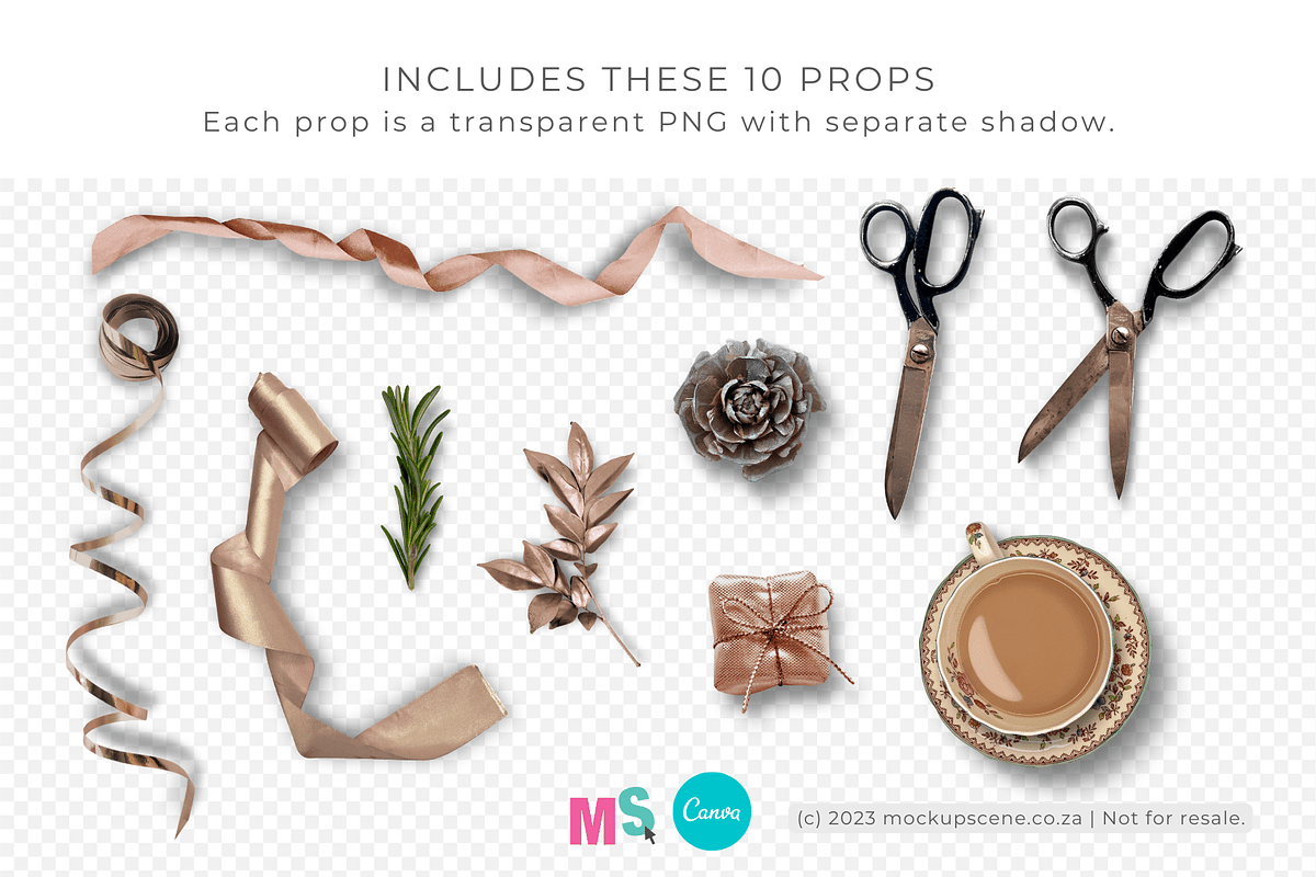 Gift Wrap Mockup Set for Canva, a Mockup by Mockup Scene (Photo 8 of 20)