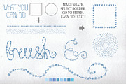 Hand drawn snow borders,brushes, a Brush Add-On by Tatianakost49 (Thumbnail 3 of 5)