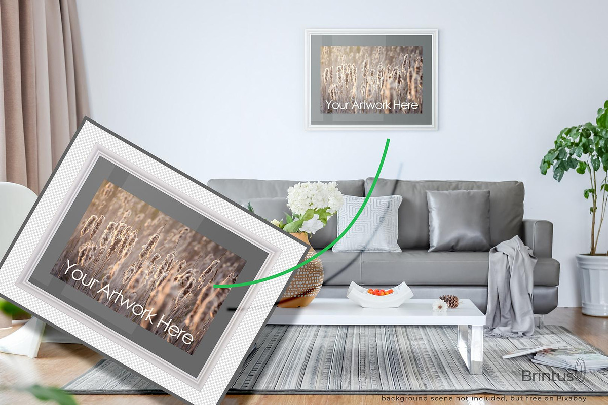 Frame Mockup | 7 PSD frames preview 6