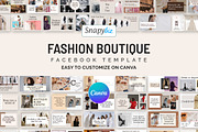 Fashion Boutique Facebook Design, a Social Media Template by Snapybiz (Thumbnail 1 of 10)