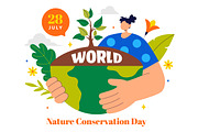 10 World Nature Conservation Day, a Seasonal Illustration by denayunebgt (Thumbnail 4 of 4)