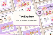 Purple Wix Store Template Bundle, a Wix Template by Template Twist Shop (Thumbnail 2 of 10)