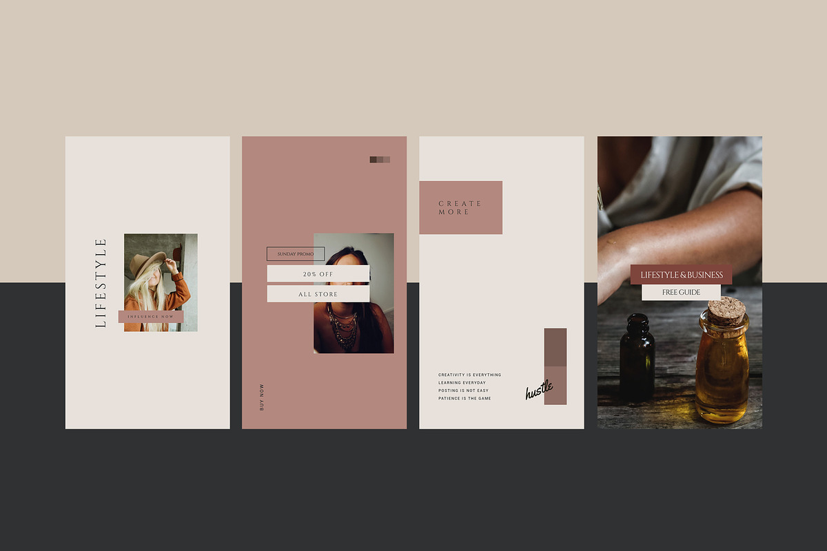 Fashion & Lifestyle V2 Instagram Kit, a Social Media Template by Design District (Photo 15 of 20)