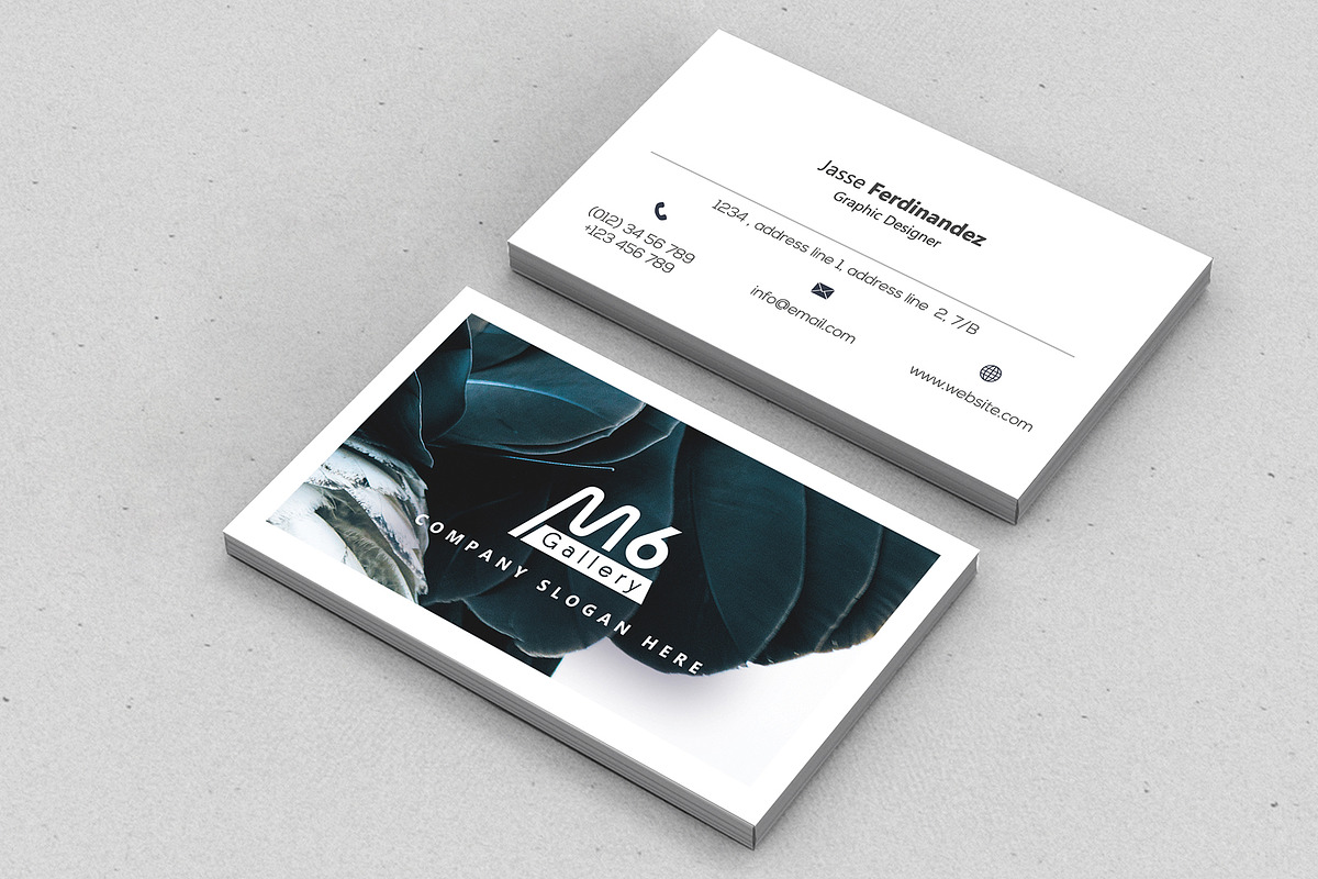 Nature Business Card Template- S49, a Business Card Template by M6 Gallery (Photo 5 of 5)