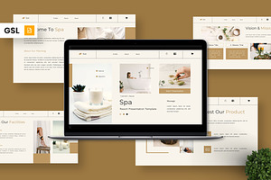 Spa - Resort Google Slide, a Presentation Template by Deepslide Studio