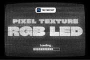 TV Display Screen Text Effect, a Layer Style Add-On by PopotLane (Thumbnail 1 of 7)