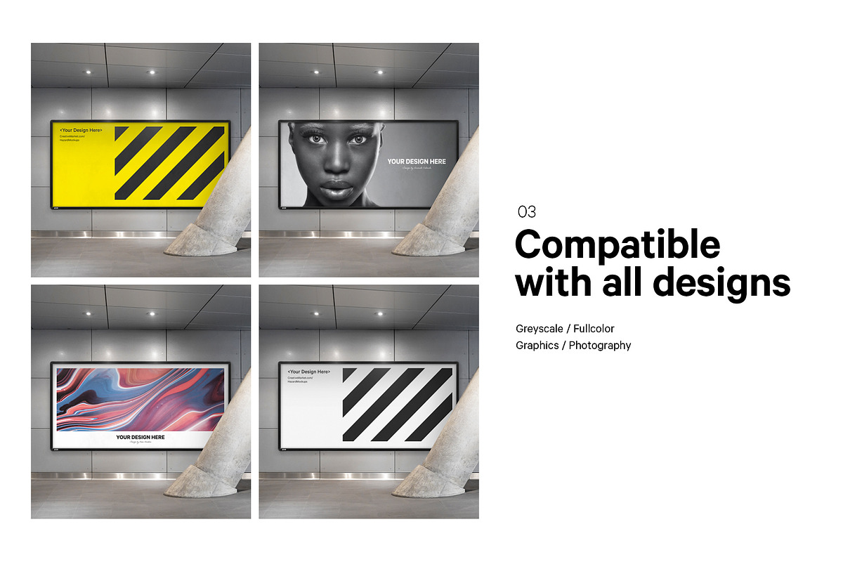 Urban City Billboard, an Advertising Mockup by HAZARD MOCKUPS