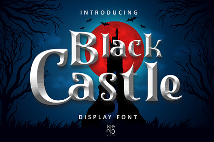 Black Castle Font, a Handwritten Font by KengGraphic