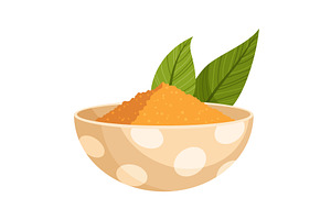 Turmeric root plant, icon. Natural, a Food Illustration by the8monkey