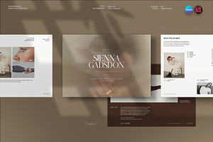 A4 CANVA | Portfolio Template, a Brochure Template by Graphpexel