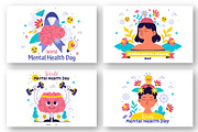 11 Mental Health Day Illustration, a Healthcare Illustration by denayunebgt (Thumbnail 2 of 5)
