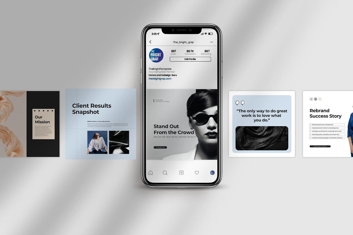 Digital Agency Instagram Bundle, a Social Media Template by TheBrightGrap (Photo 21 of 33)