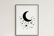 50 Crescent Moon with Stars, an Empty State Illustration by Amazin_art (Thumbnail 39 of 47)