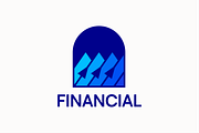 Fintech Arrow Growth Logo Financial, a Branding & Logo Template by Signatoro (Thumbnail 2 of 3)