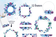 Twilight. Watercolor flowers., an Object Illustration by Daria's Magic World (Thumbnail 3 of 5)