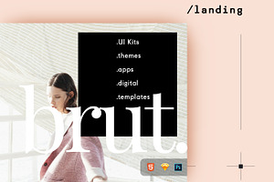 Brut Landing Page